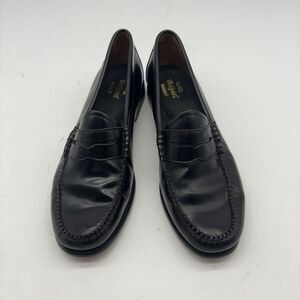 G.H. Bass & Co. Leather Penny Loafers in Black